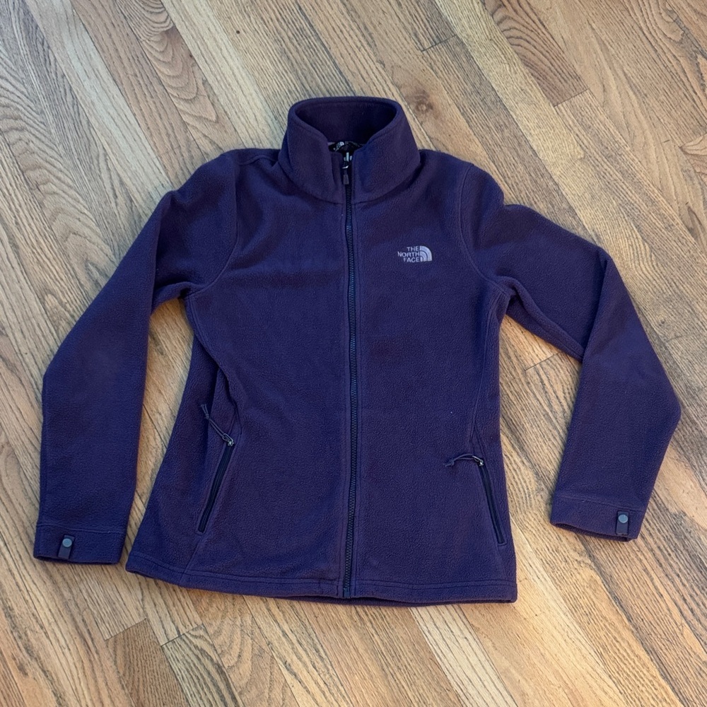 The North Face Deep Purple Fleece Jacket Size: Small